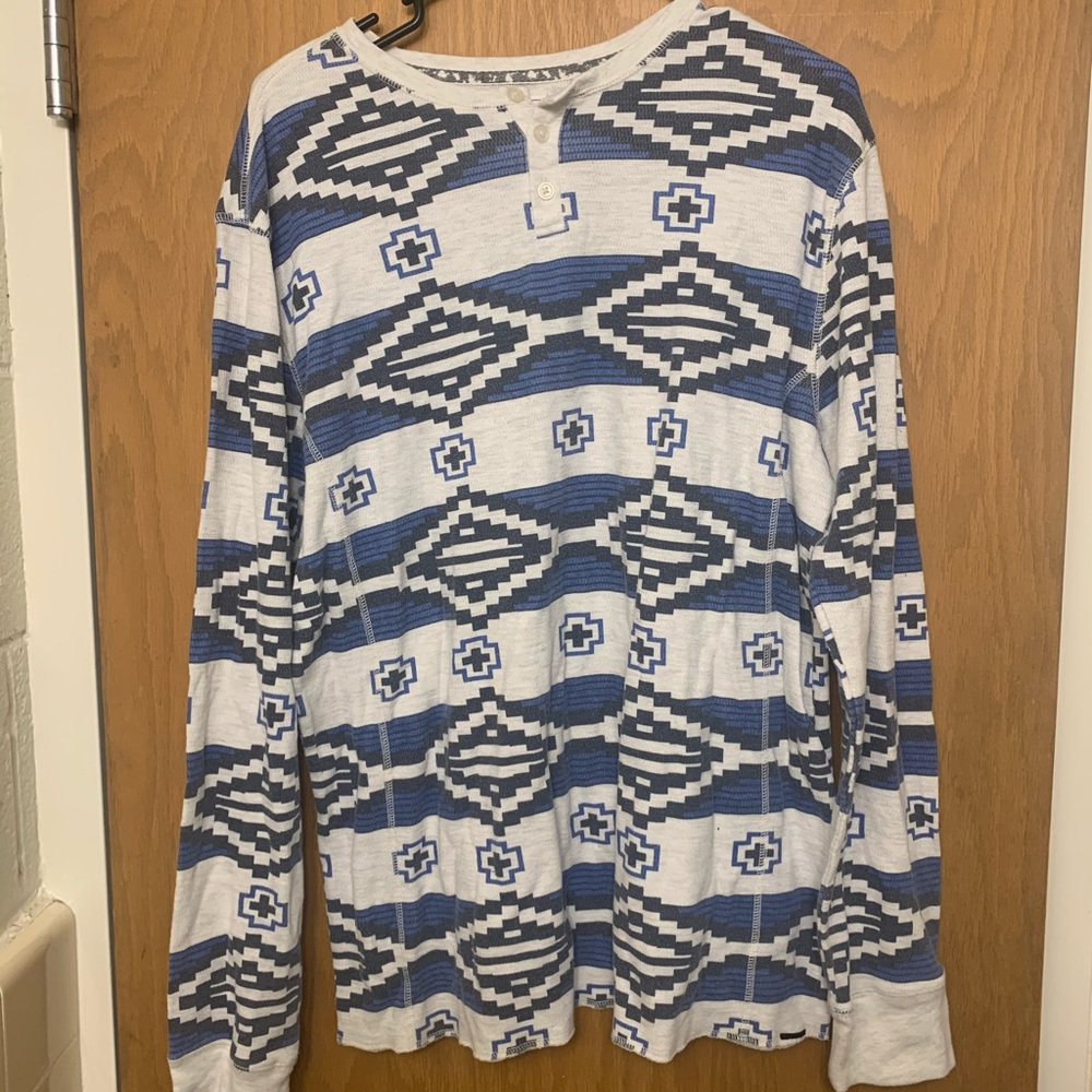 On the Byas tribal print sweater size XL